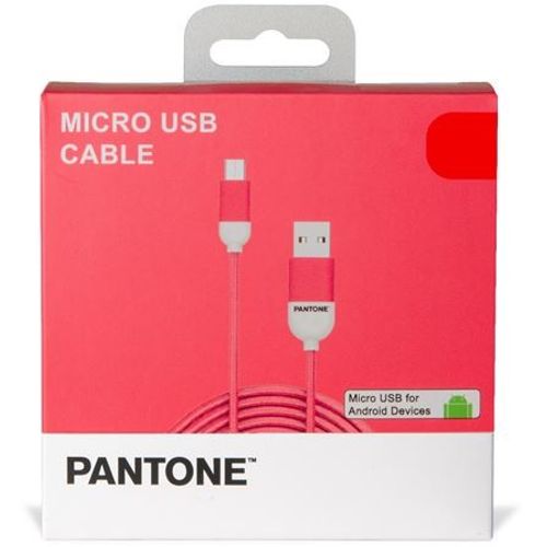 PANTONE Micro USB kabl MC001 u PINK boji slika 2