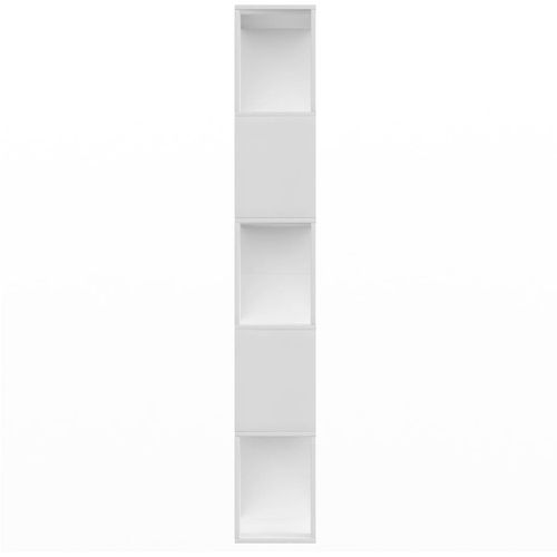 Ormarić za knjige / sobna pregrada bijeli 80x24x159 cm iverica slika 12