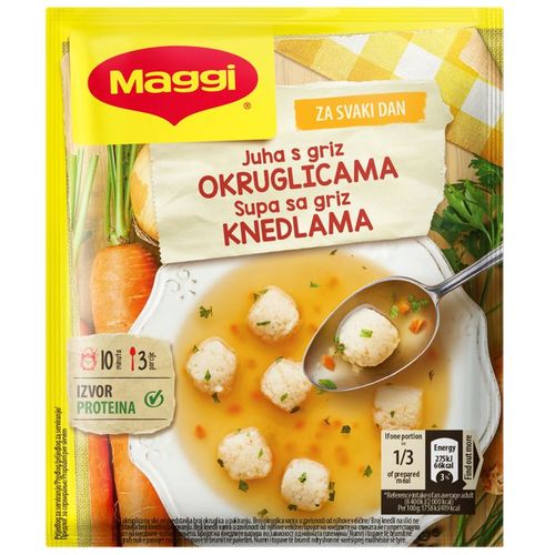 MAGGI juha s griz knedlama, vrećica 47g slika 1