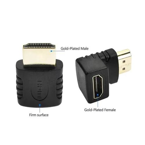 Xwave Adapter HDMI 270 Degree Right Angle,HDMI muško-ženski,gold plated slika 2