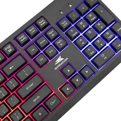 Baracuda BGK 02114 STARFISH Black, Keyboard US slika 4