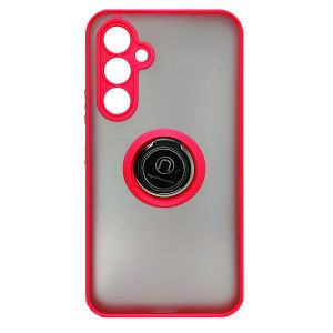MM TPU SAM GALAXY A57 MATTE RED WITH RING