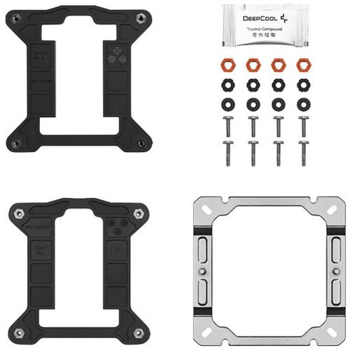 DeepCool AG400 LED CPU kuler 220W 120mm 2000rpm 75CFM LGA1700/1200/1151/1150/1155/AM5/AM4 slika 5