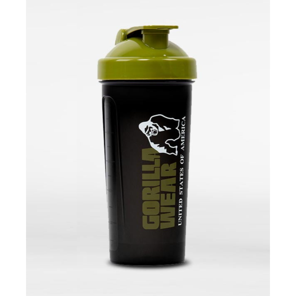 Gorilla Wear Šejker XXL 1000ml - Black/Army Green slika 1