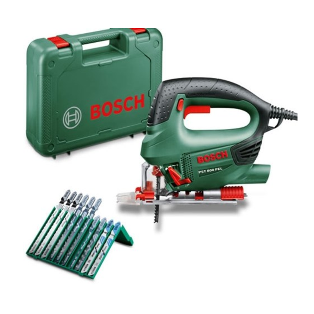 PST 800 PEL + pribor (set listova ubodne pile) u kovčegu slika 1