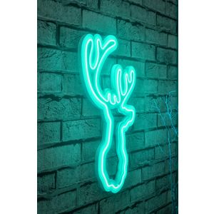 Wallity Ukrasna plastična LED rasvjeta, Deer - Blue