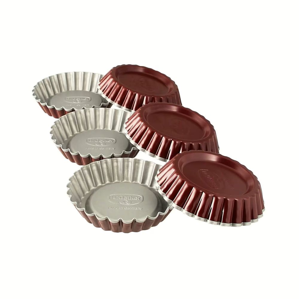 Dr. Oetker Kalupi za tart 10cm 6/1  slika 1
