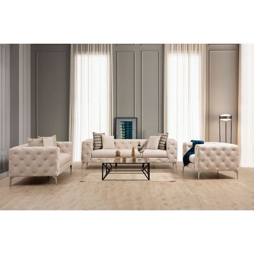 Atelier Del Sofa Fotelja, Ecru, Como - Ecru slika 1