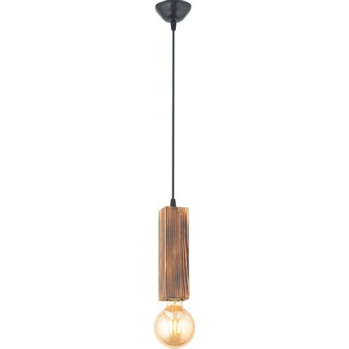 Opviq Dikdörtgen Tekli Ahşap Sarkıt Walnut Black Chandelier slika 4