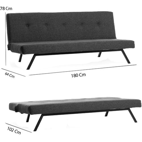 Atelier Del Sofa Trosjed, Zola - Dark Grey slika 8