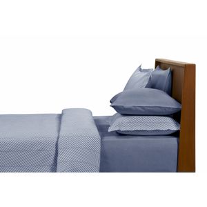 Chevron (50 x 70) - Blue Blue Pillowcase (2 Pieces)