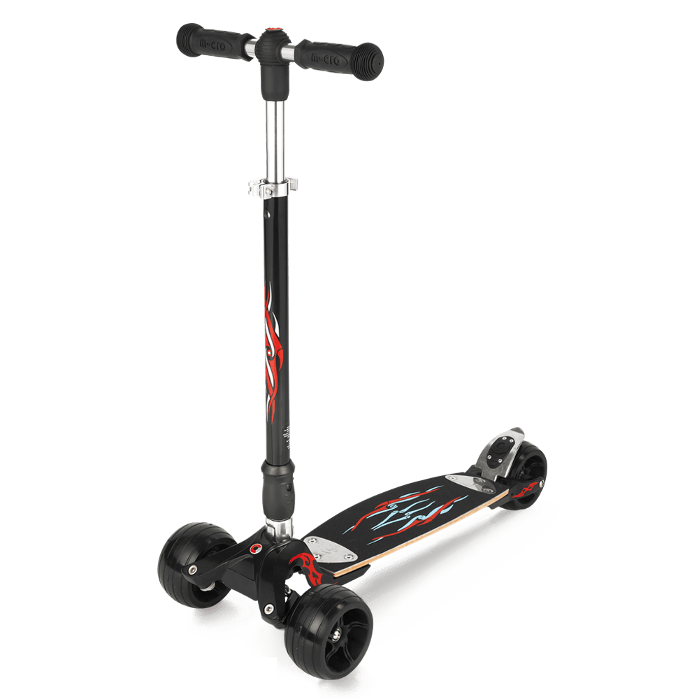 Micro Romobil Kickboard Monster Crni sa Izmjenjivim Upravljačem slika 1