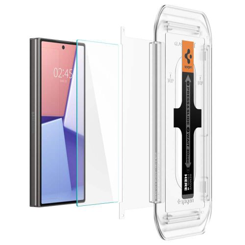 Spigen - Glas.tR EZ-FIT (2 kom) za Samsung Galaxy Z Fold 6 - prozirno slika 2