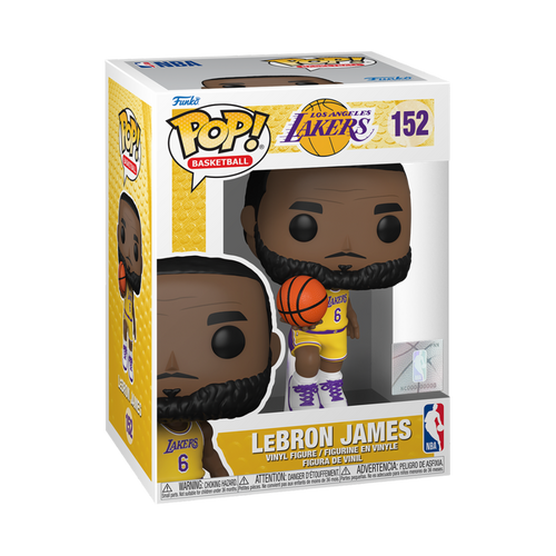 FUNKO POP NBA: Lakers - LeBron James (Žuti Dres) slika 1