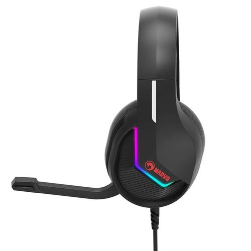 Slusalice sa mikrofonom MARVO H8618BK GAMING RGB crne slika 5