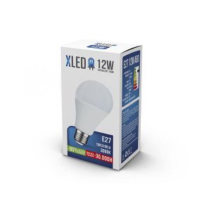 XLED E27 12W LED sijalica 3000K/Toplo Bela/220V/1055Lm