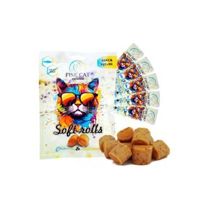 RAPA DOG  fine cat exclusive poslastica soft rolls piletina i losos 5x10gr