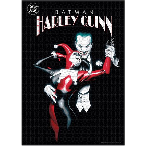 DC Comics Joker and Harley Quinn puzzle 1000pcs slika 1
