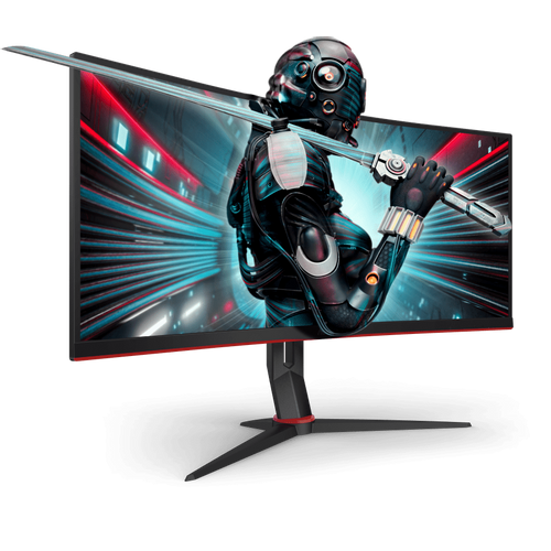 AOC CU34G2X 34'' Ultra Wide 144Hz zakrivljeni gaming monitor slika 2