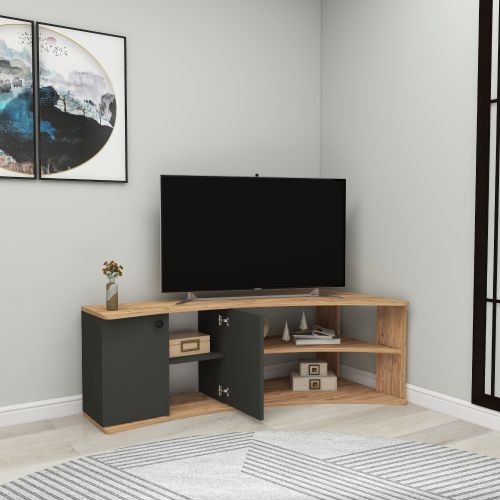 TV Komoda Termera - Atlantic Pine, Antracit slika 2