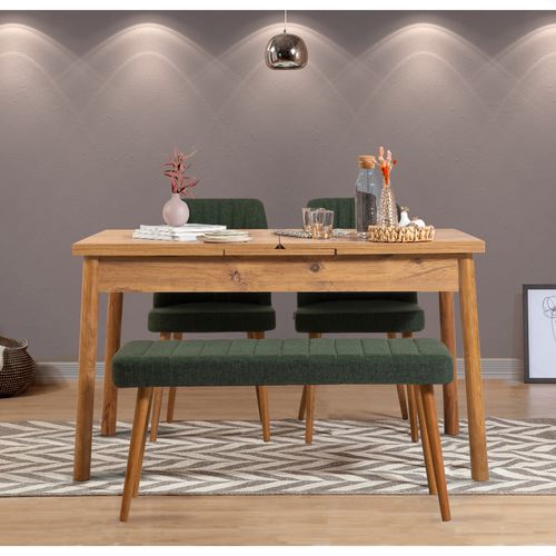 Santiago Atlantice -Green Atlantic Pine
Green Extendable Dining Table & Chairs Set (4 Pieces) slika 1