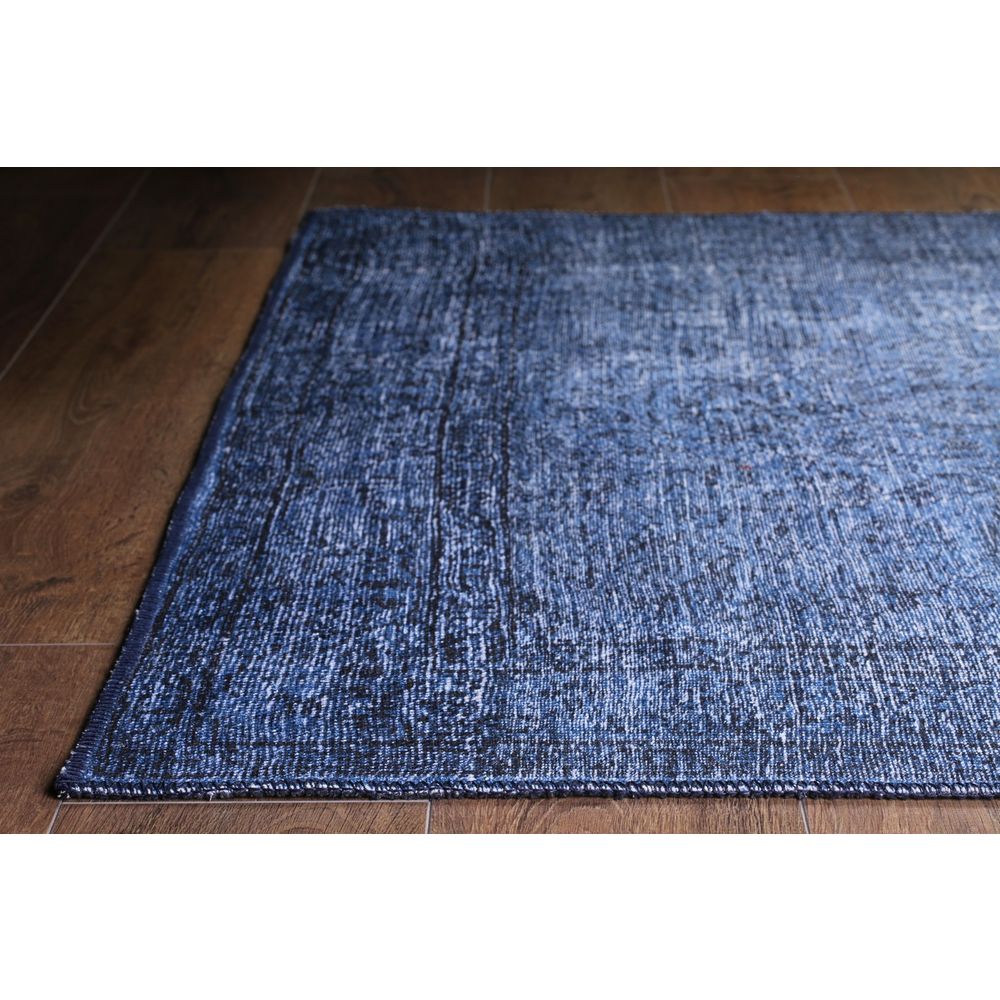 Tamnoplavi Višebojni Tepih Dorian Chenille - AL 138 (140 x 190 cm) slika 5