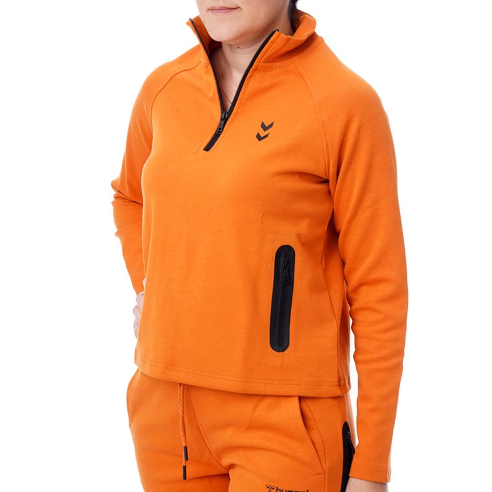 Hummel Duks Hmlfuyu Zip Neck Sweatshirt za žene slika 1