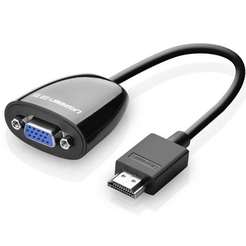 Ugreen HDMI na VGA adapter crne boje - u kutiji slika 1