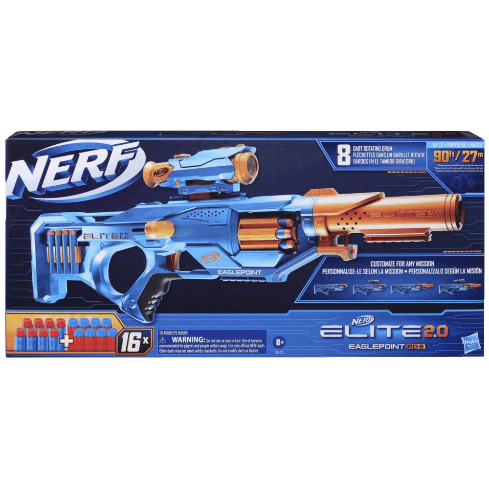 Nerf Dječija igračka, puška - blaster, sa 16 projektila - Elite 2.0 Eaglepoint RD-8 slika 3