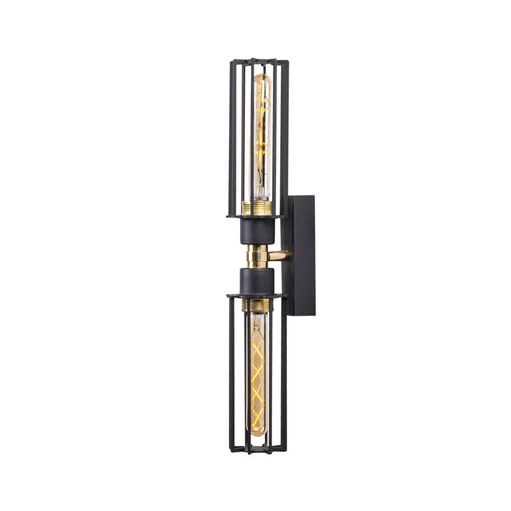 Zidna lampa Fellini - MR - 879 u crno-zlatnoj boji slika 3