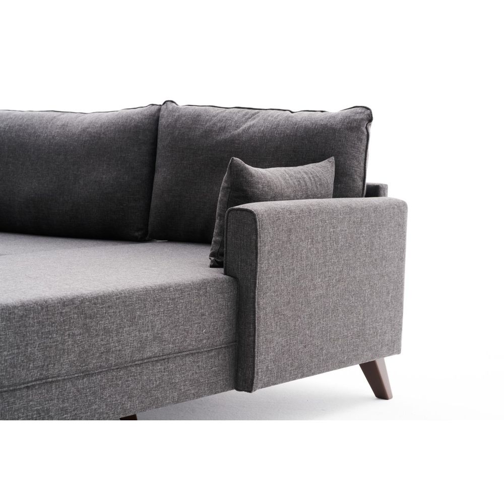 Bella Ugaona Sofa Desna - Antracit slika 6