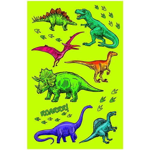 HERLITZ Naljepnice 3 lista Dinosauri slika 1