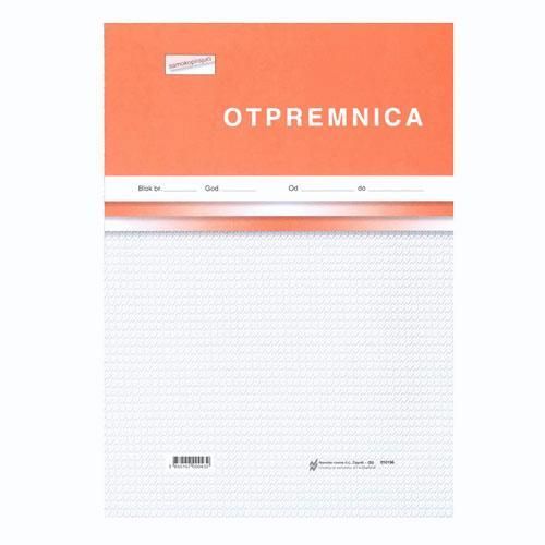 I-22/A-NCR OTPREMNICA; Blok 6 x 40 listova, 21 x 29,7 cm slika 2