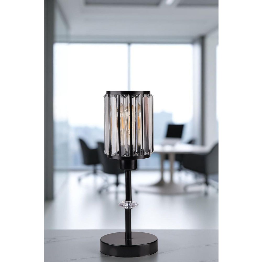 Opviq Stolna lampa 595, crna slika 1