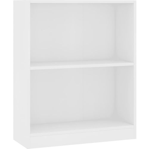 Polica za knjige bijela 60 x 24 x 74,5 cm od konstruiranog drva slika 10