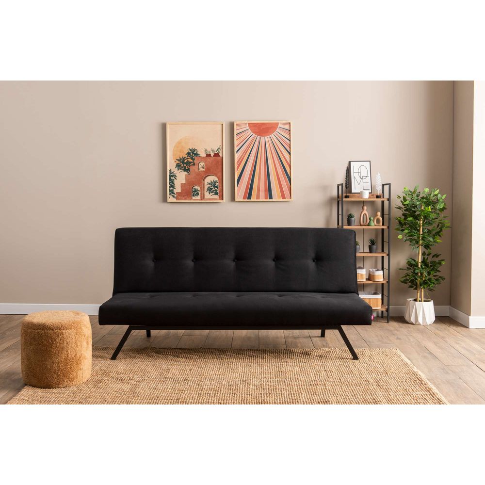 Sofa na razvlačenje Zola - Crna slika 2