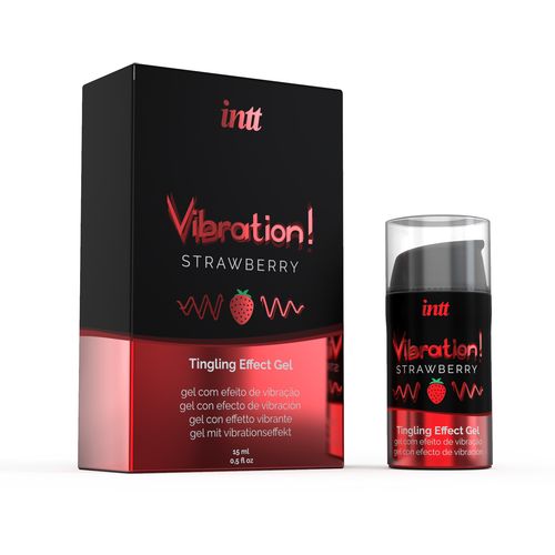 Stimulacijski gel Vibration! Strawberry, 15 ml slika 3
