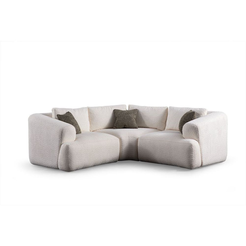 Ugaona Sofa Sofia (L1 + C + 1R) - bijela slika 6