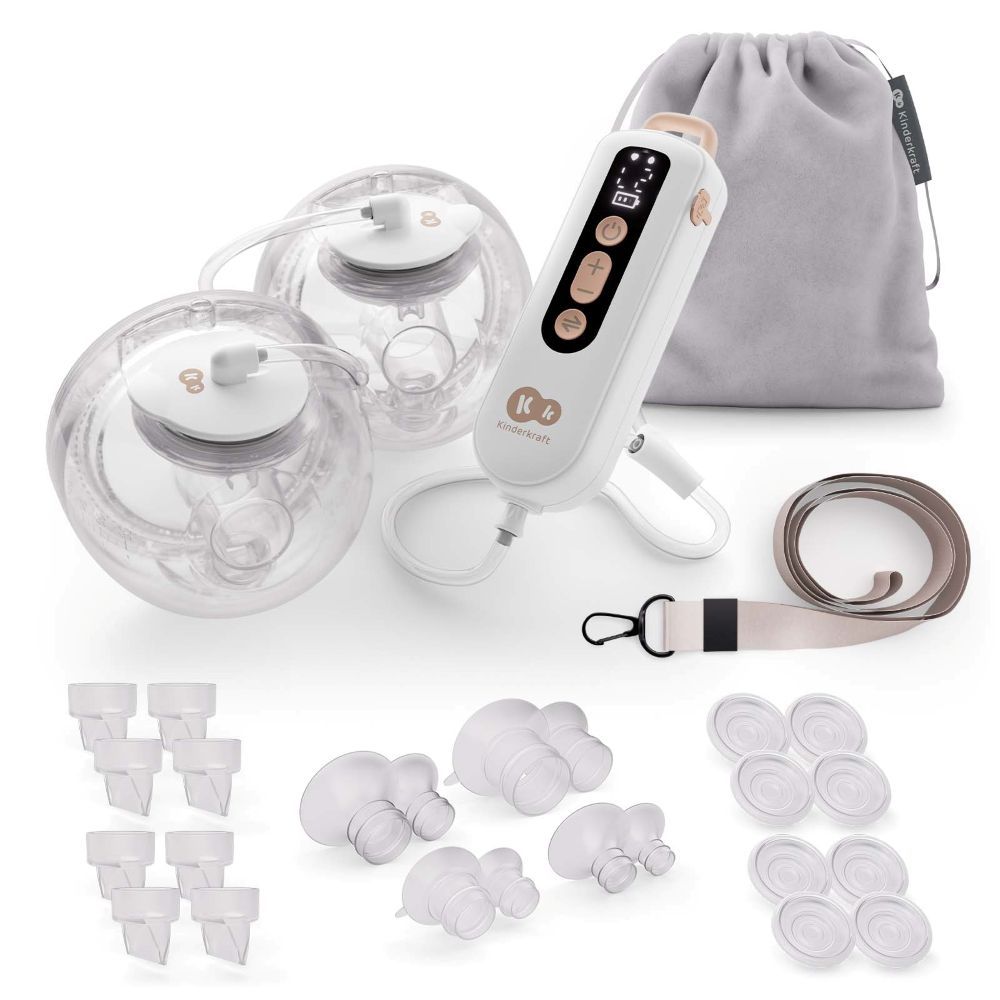 Kinderkraft Dvostruka električna izdajalica GENTLEFLOW, golden slika 2