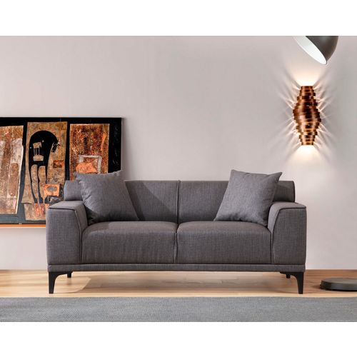 Atelier Del Sofa Dvosjed, Antracit, Petra 2 - Anthracite slika 1