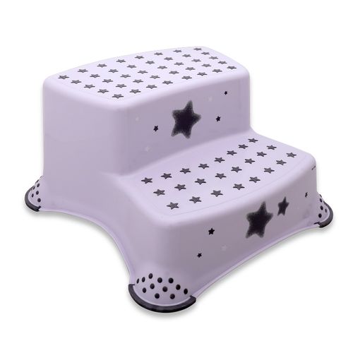 LORELLI DOUBLE STEP STOOL Pomoćna Stepenica za Dijete Stars White slika 2