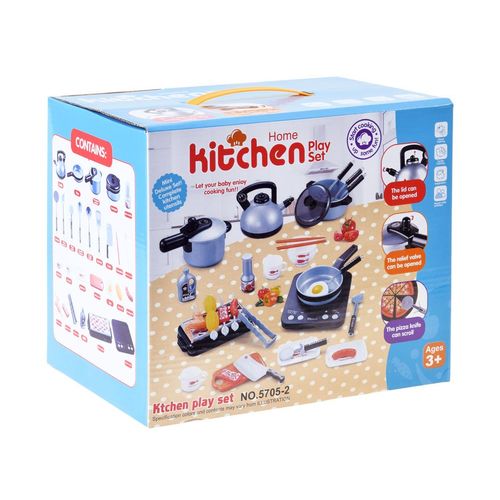 Dječji prijenosni set za male kuhare s priborom i dodacima slika 8