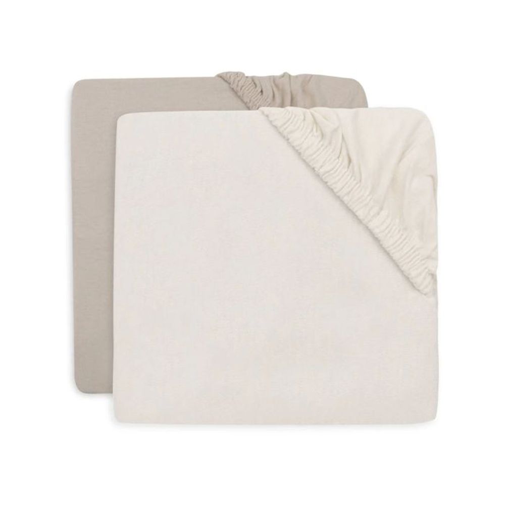 Jollein Navlaka za madrac Oatmeal/Sand 120 × 60cm, 2kom slika 1