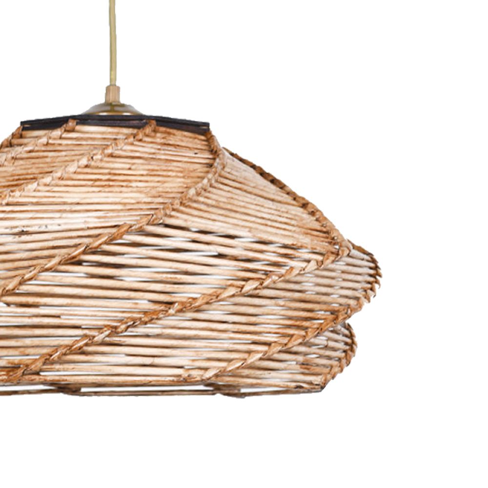Luster Ovale Camel sa Drvenim Tijelom slika 5