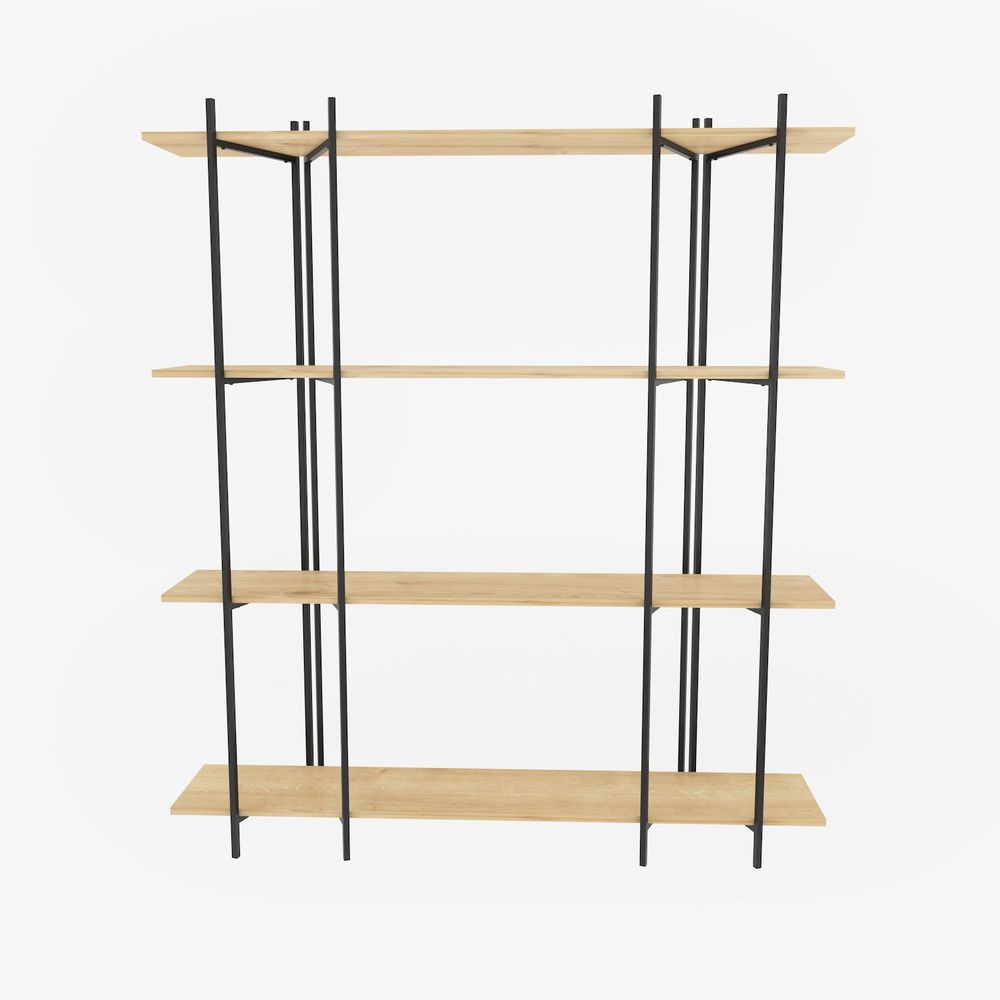 Moss - Crna, Hrast Crni Regal slika 5