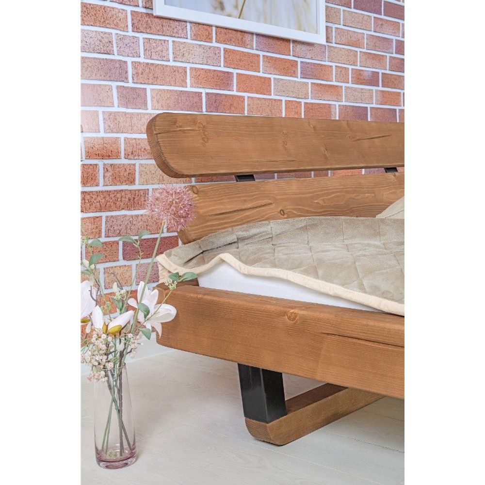 Krevet MALAK 6 140 x 200 cm hrast slika 6