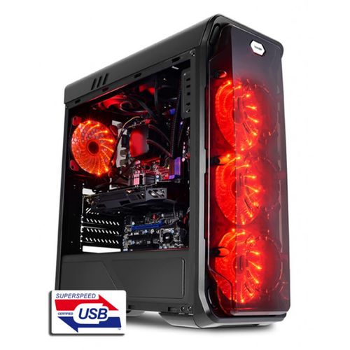 KUCISTE LC Power LC-988B-ON Red Typhoon w/o psu slika 1