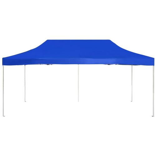 Profesionalni sklopivi šator za zabave 6 x 3 m plavi slika 5