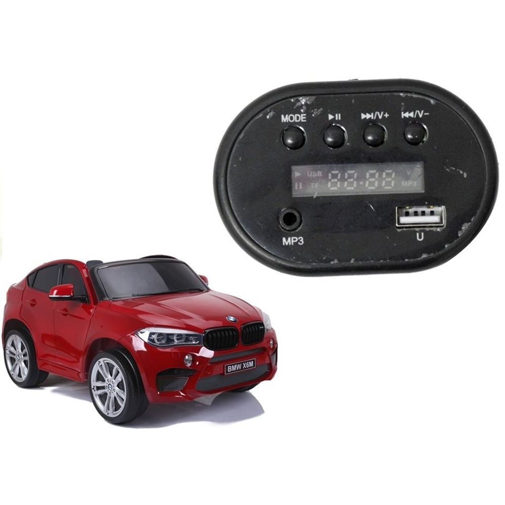 Radio ploča za električni automobil za vožnju bmw x6m slika 1