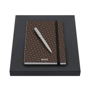 Hugo Boss set hemijska olovka + notes A5 HPBH441B, braon